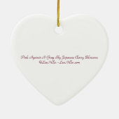 Rosa gegen eine Graue Himmelsblüte Keramikornament (Hinten)