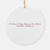 Rosa gegen eine Graue Himmelsblüte Keramikornament (Hinten)