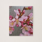 Rosa gegen eine Graue Himmelsblüte Puzzle (Vertikal)