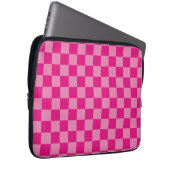 rosa Gegeometrisch geprüft Laptopschutzhülle (Vorne Rechts)