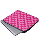 rosa Gegeometrisch geprüft Laptopschutzhülle (Vorne Knopf)