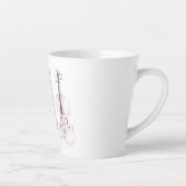 Rosa Geigeninstrument Milchtasse (Rechts)