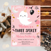 Rosa Geist Drei Geist Halloween Einladung