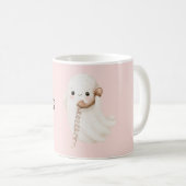 Rosa Geist Hallo Telefon Kaffeetasse (VorderseiteRechts)