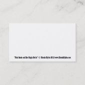 Rosa Geister und ihre magische Flasche Visitenkarte (Rückseite)