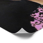 rosa gekleidet poster (Ecke)