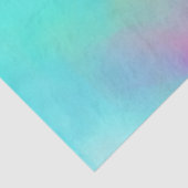 Rosa, gelb, blau, Aquarellfarbe Seidenpapier (Detail)