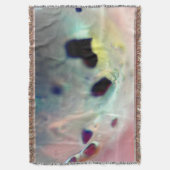 Rosa-gelb-blau Decke (Vorderseite Vertikal)