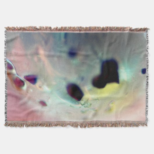 Rosa-gelb-blau Decke (Vorderseite)