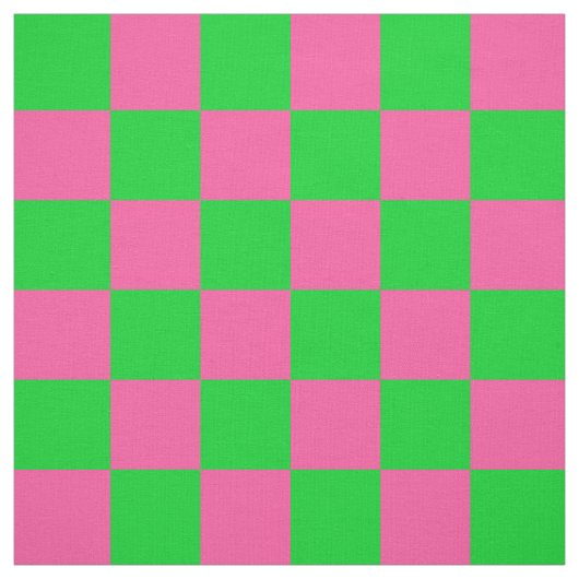 rosa Gelb gekreuztes Karo-Muster Stoff (Muster)