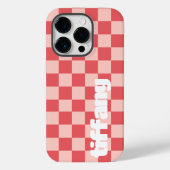 Rosa Gelb-Kachelgehäuse Case-Mate iPhone Hülle (Rückseite)