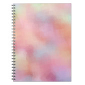 Rosa Gelb Lila grüne Pastellfarben Notizblock (Vorderseite)