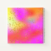 Rosa, gelb, Lila, Personalisiert, Wortart Notizblock (Rückseite)