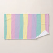 Rosa, gelb, Lila und grün Badhandtuch Set (Handtuch)