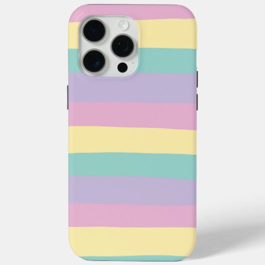 Rosa, gelb, Lila und grün Case-Mate iPhone Hülle (Rückseite)