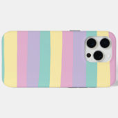 Rosa, gelb, Lila und grün Case-Mate iPhone Hülle (Rückseite (Horizontal))