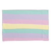 Rosa, gelb, Lila und grün Kissenbezug (Vorderseite-Rechts)