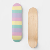 Rosa, gelb, Lila und grün Skateboard (Vorderseite)
