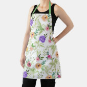 Rosa Gelb Rosa Lila Blumengrün Schürze (InSitu)