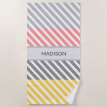 Rosa Gelb Streifen cool