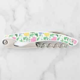 Rosa Gelb und Blau Kellnermesser