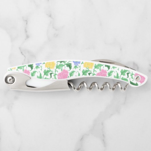 Rosa Gelb und Blau Kellnermesser (Vorderseite)