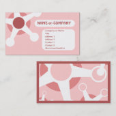 Rosa Gelb Visitenkarte (Vorne/Hinten)
