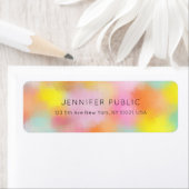 Rosa Gelbblau Grün Abstrakt (Insitu)