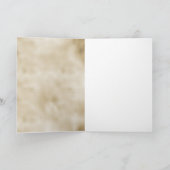 Rosa gelbe Blume Karte (Innenseite)