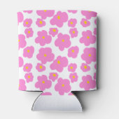 Rosa gelbe Blume Moderne Eleganz Dosenkühler (Rückseite)