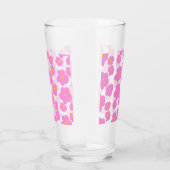 Rosa gelbe Blume Moderne Eleganz Glas (Rechts)