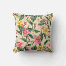 Rosa gelbe Blumen, Blumenmuster,Schockierendes Ros