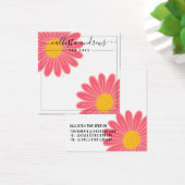 Rosa gelbe Blumen Curry Earring Display Card (Schreibtisch)