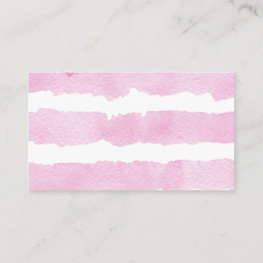 Rosa gelbe Blumen Hummelkarten Begleitkarte (Rückseite)