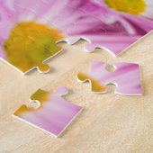 Rosa Gelbe Blumen Nahtloser Hintergrund Puzzle (Seite)