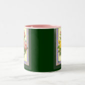 Rosa Gelbe botanische Rose Kaffee Tasse (Mittel)