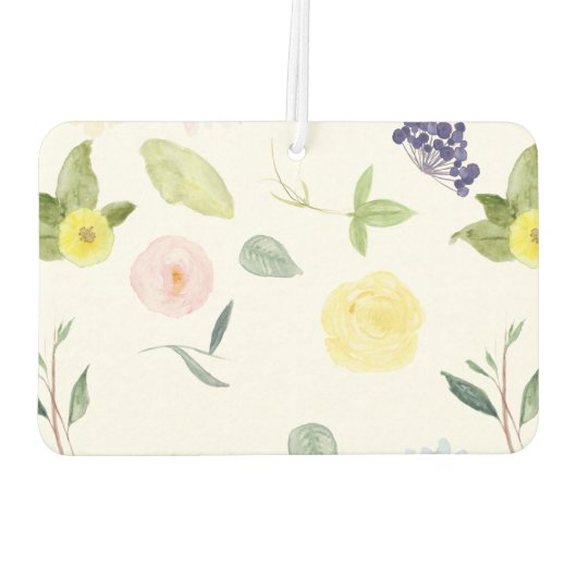 Rosa Gelbe Farbe Autolufterfrischer (Rückseite)