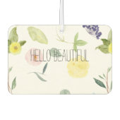 Rosa Gelbe Farbe Autolufterfrischer (Vorderseite)