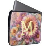 Rosa gelbe Gelbblüte Laptopschutzhülle (Vorne Rechts)