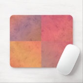 Rosa Gelbe geometrische Wasserfarbe Kunst Mousepad (Mit Mouse)
