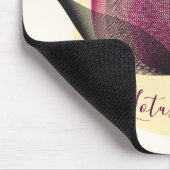 Rosa Gelbe Lotus Blume Piazza della Riforma Mousepad (Ecke)