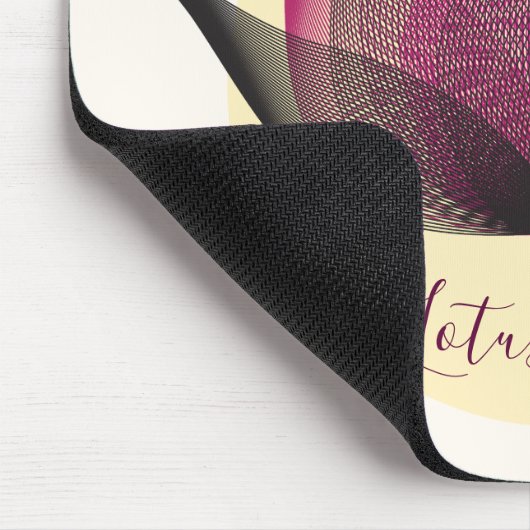 Rosa Gelbe Lotus Blume Piazza della Riforma Mousepad (Ecke)