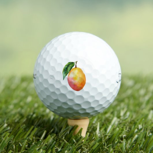 Rosa gelbe Mango Frucht Golfball (Insitu T-Shirt)