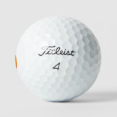 Rosa gelbe Mango Frucht Golfball (Logo)