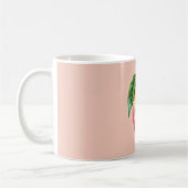 Rosa gelbe Mango Frucht Kaffeetasse (Links)