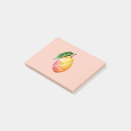 Rosa Gelbe Mango Frucht Post-it Klebezettel