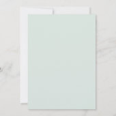 Rosa Gelbe Pastell Florals Brautparty Einladung (Rückseite)