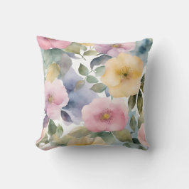 Rosa Gelbe Rose Kissen