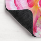 Rosa gelbe Rose Mousepad (Ecke)