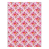 Rosa gelbe Rose Tischdecke (Vorderseite)